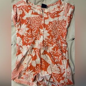 Girls tank top summer romper